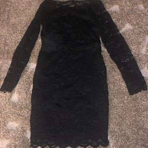 BLACK LACE DRESS